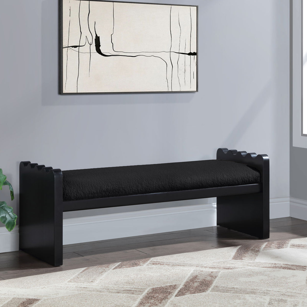 Sonia - Bench With Black Base