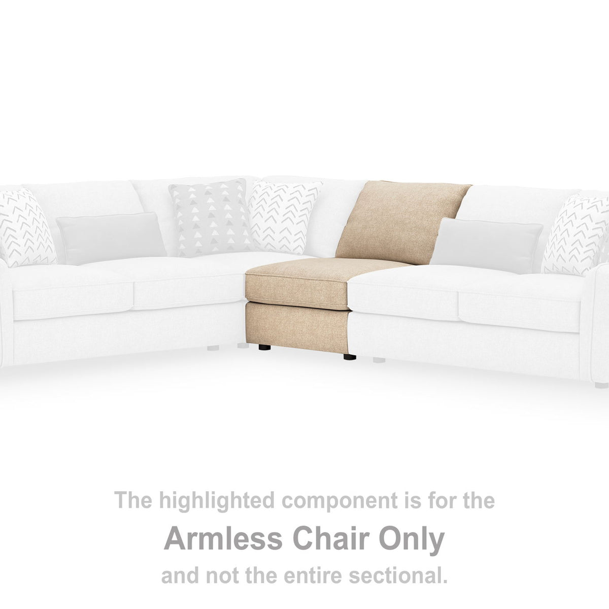 Seyler - Armless Chair - Sand