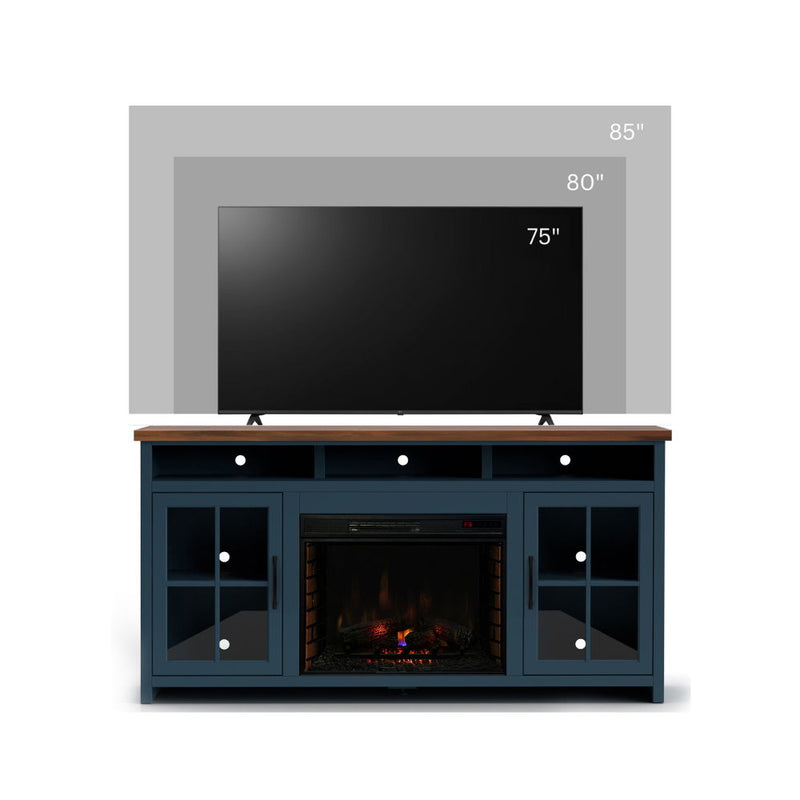 Nantucket - 74" Fireplace TV Stand Console