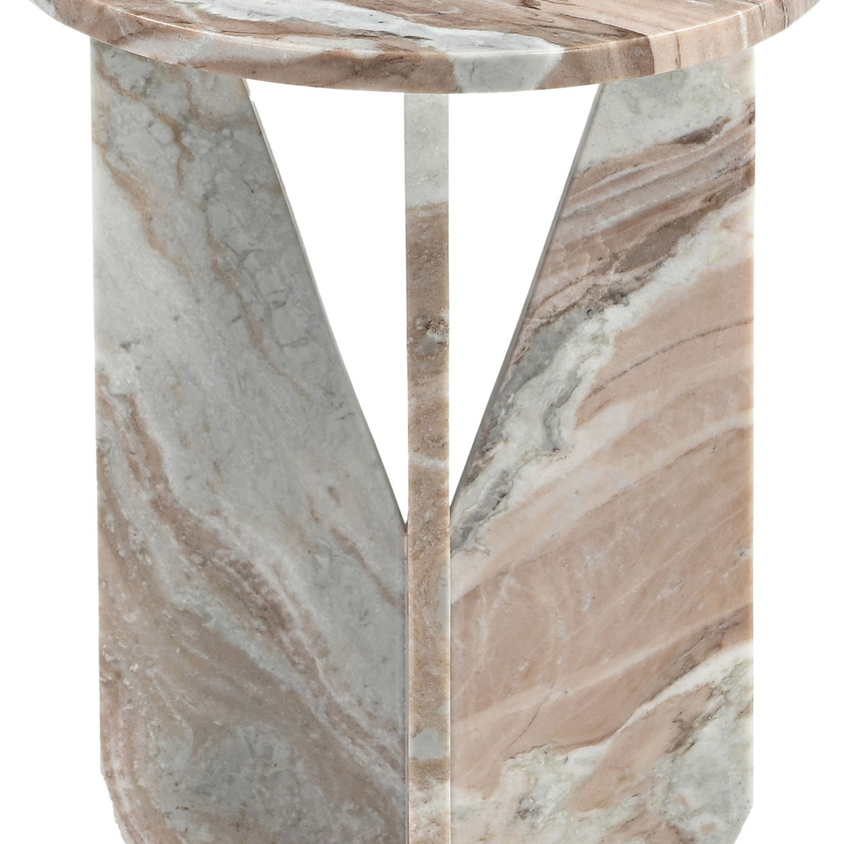 Alba - Genuine Marble End / Side Table