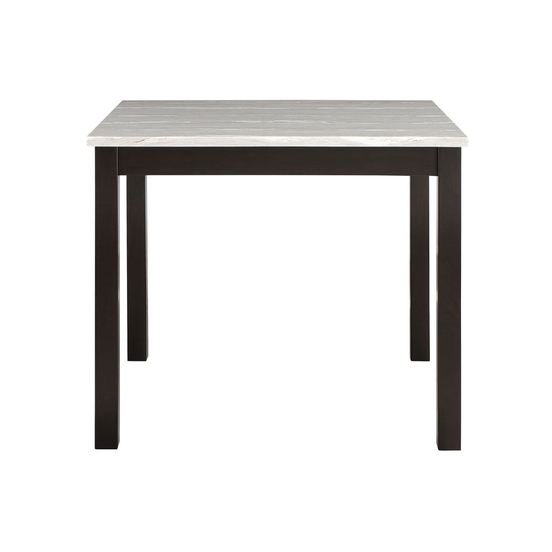 Leon - Bar Table And 4 Bar Stools - Espresso / White