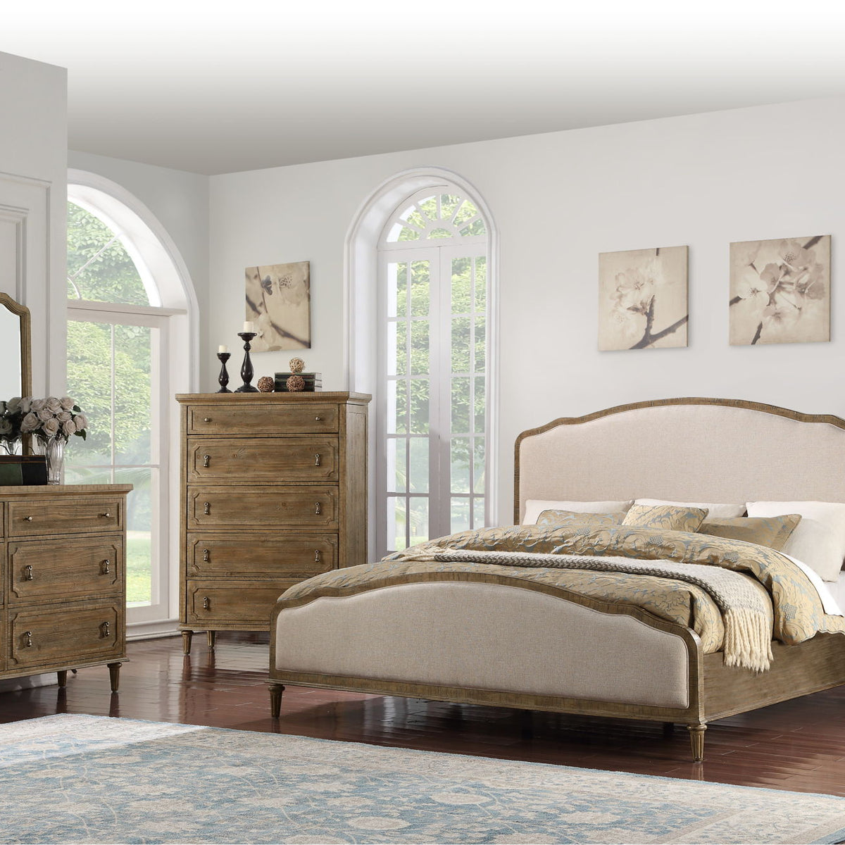 Ludin - 6 Drawer Dresser - Taupe