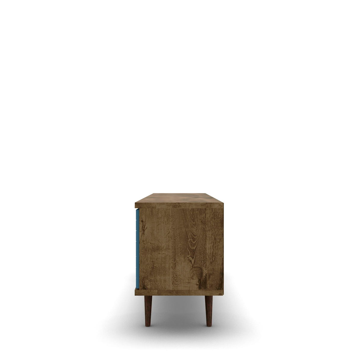 Manhattan Liberty - 63" TV Stand With Rustic Brown Frame