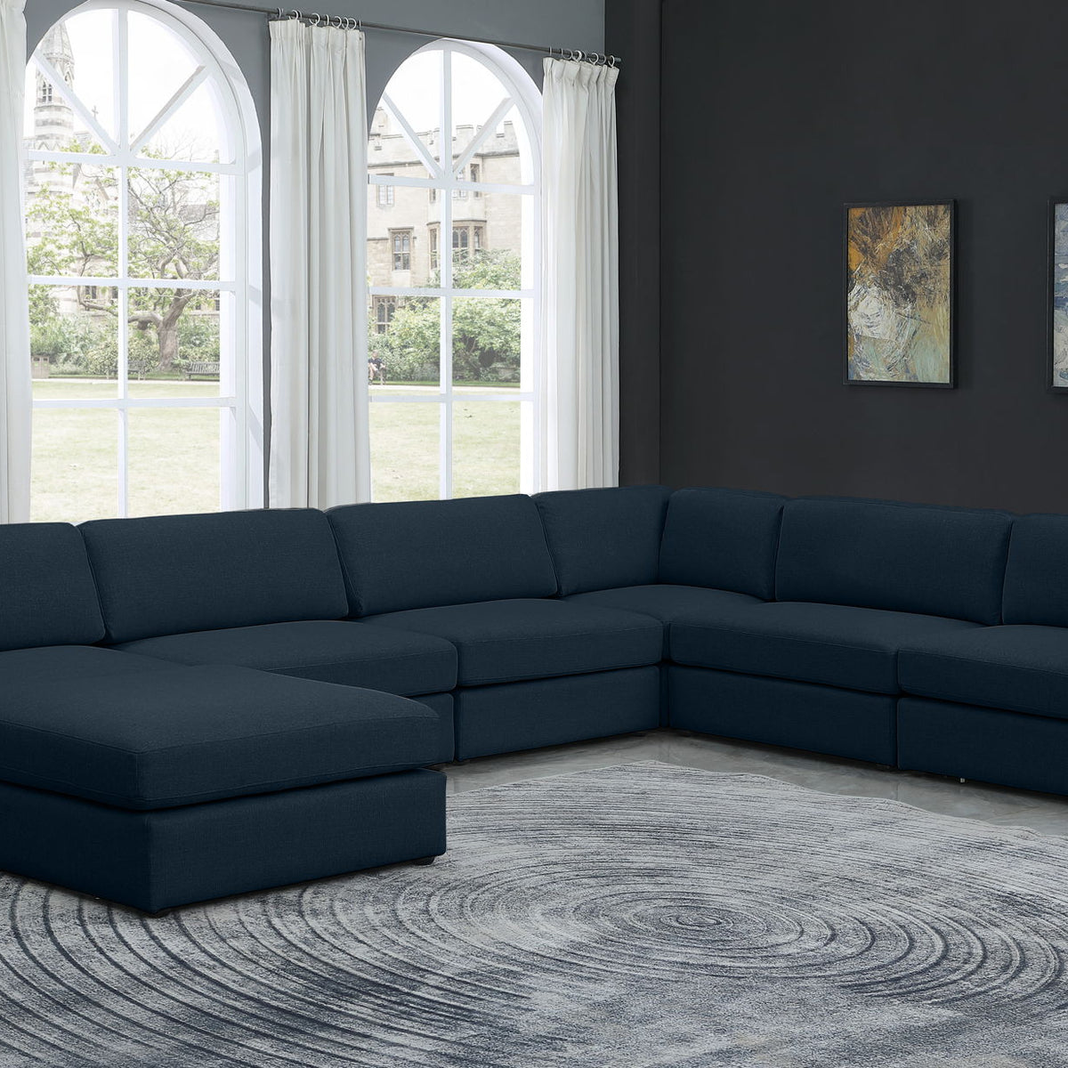Beckham - 7 Piece Modular Sectional With Chaise