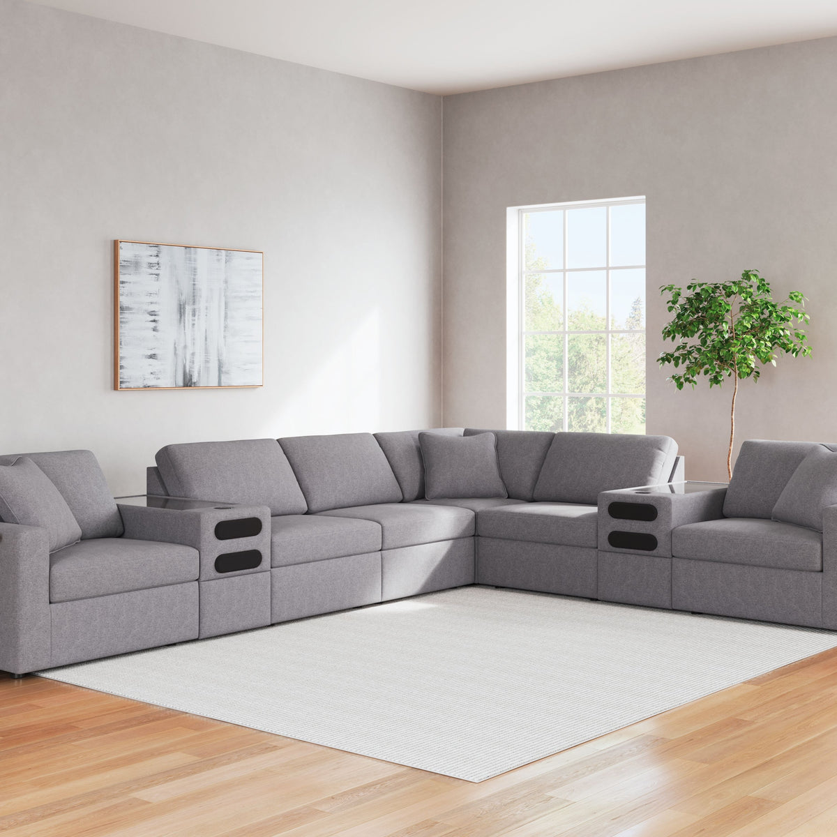 Modmax - Granite - Sectional