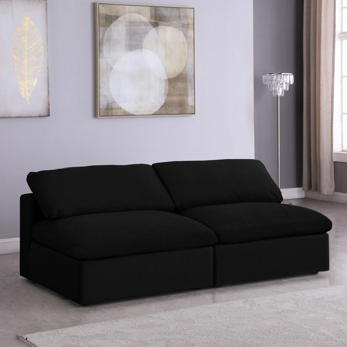 Serene - Modular Armless 2 Seat Sofa