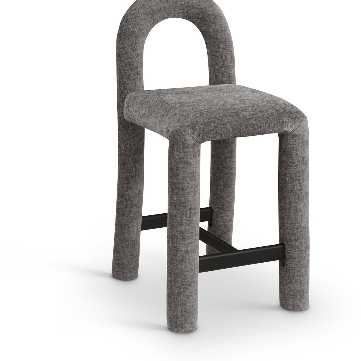 Amari - Chenille Fabric Stool