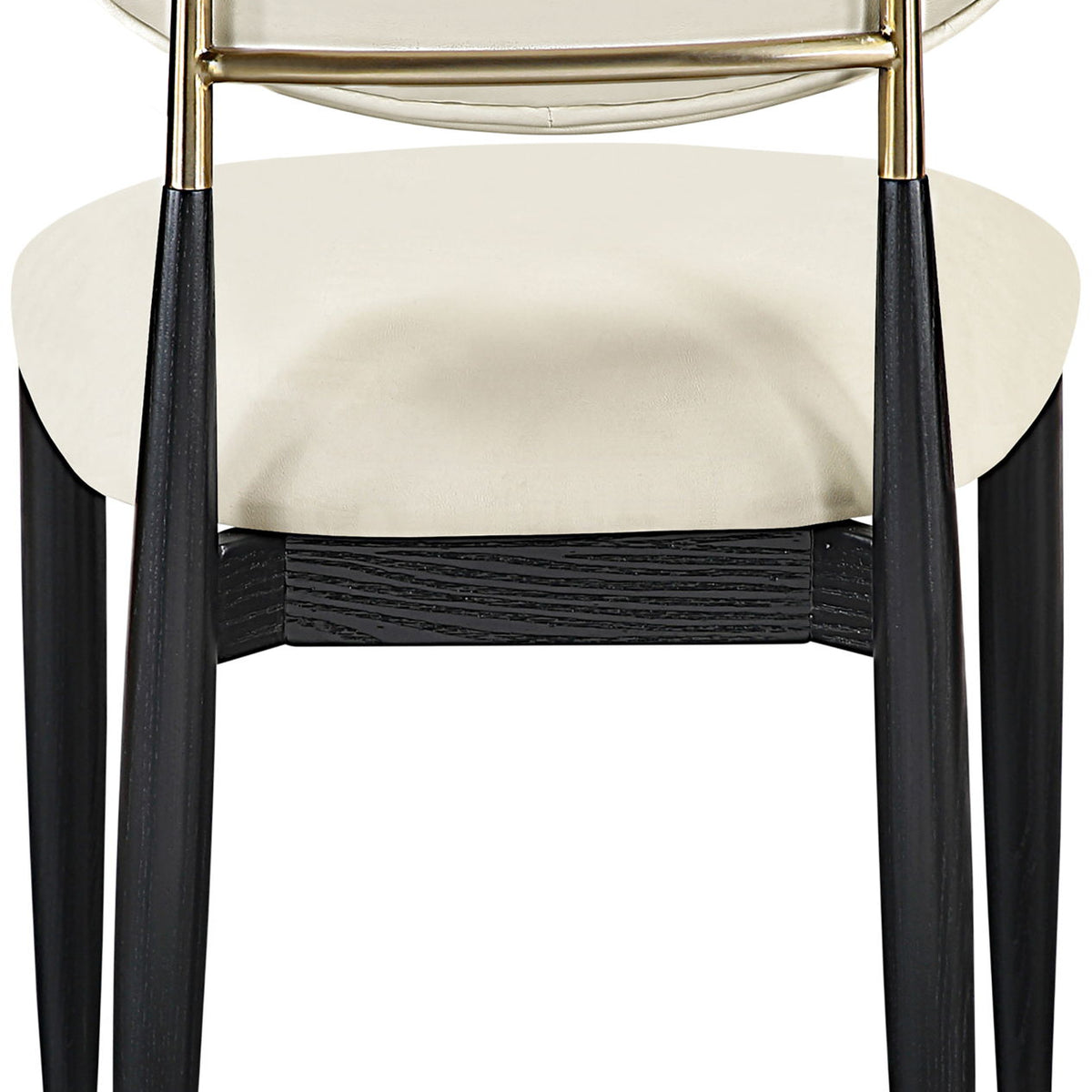 Riccio - Dining Side Chair (Set of 2) - Black And Gold Frame