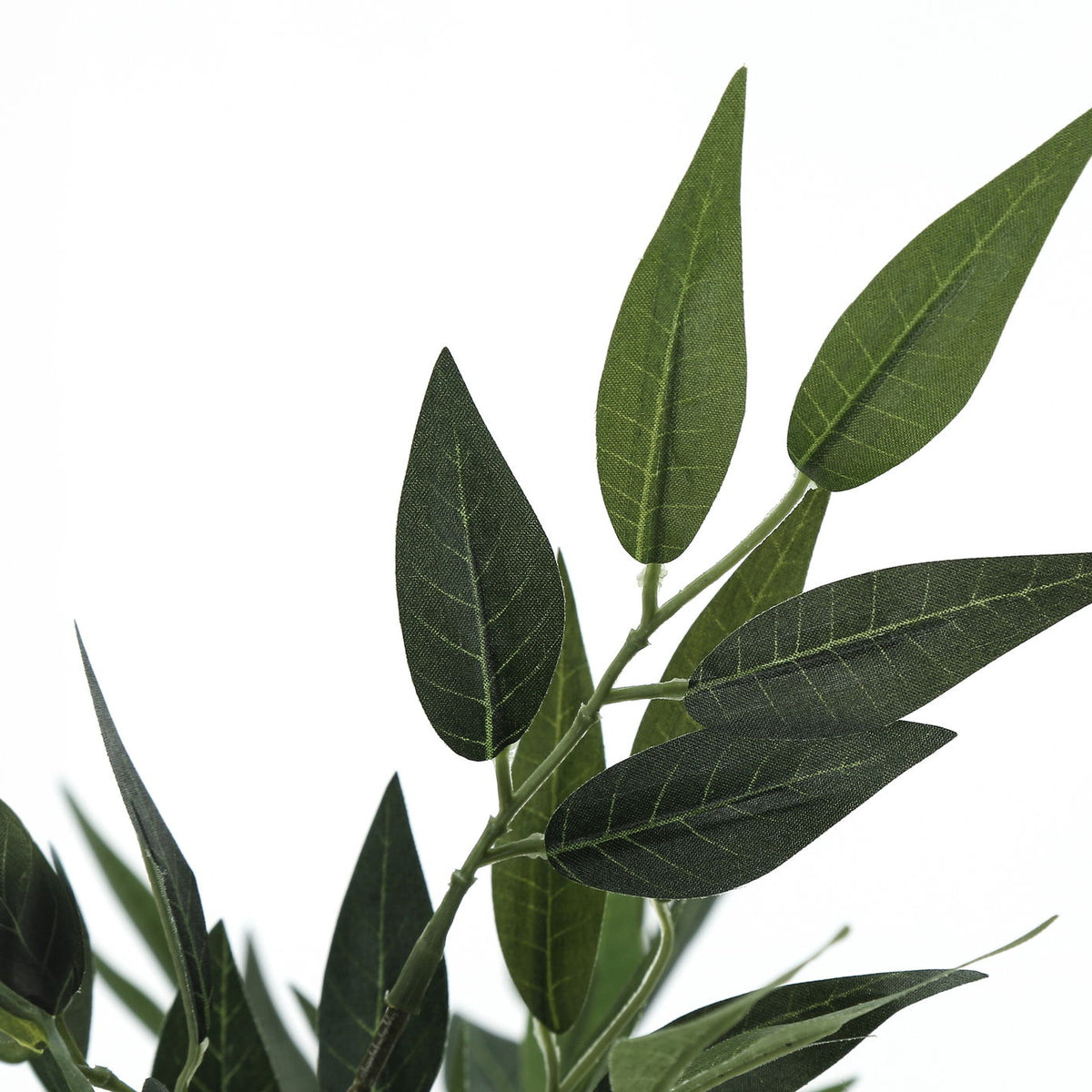 47" Tall, Artificial Plant, Acacia Tree, Indoor, Faux, Fake, Floor, Greenery, Potted, Silk, Decorative - Green / Black