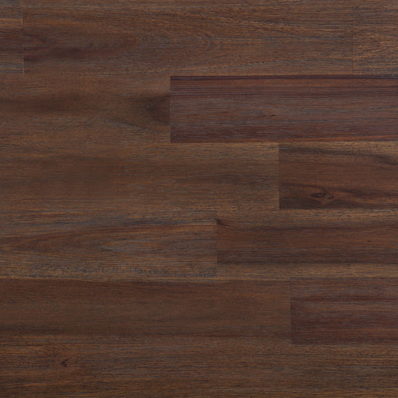 Dark brown distressed wood grain panel detail for TV media stand