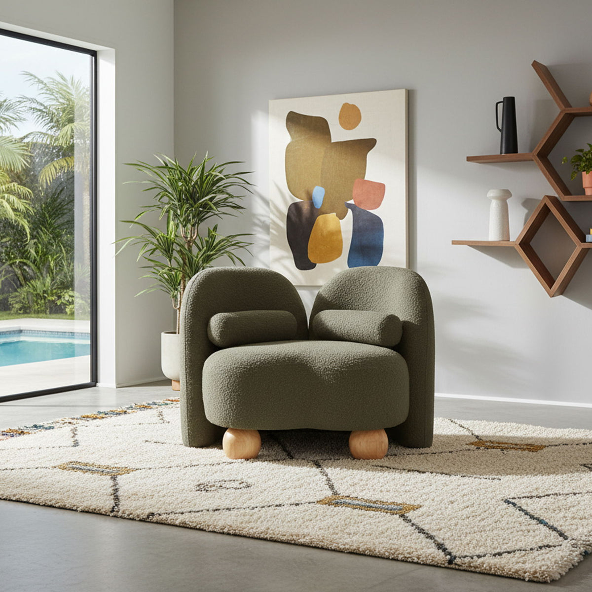 Daphne - Boucle Chair