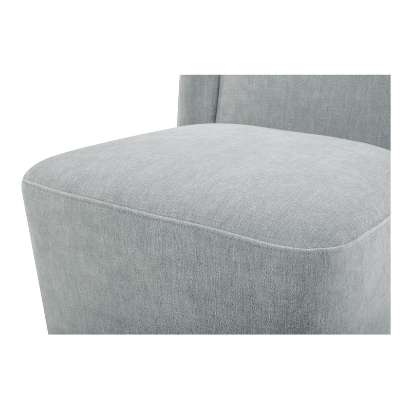 Cormac - Rolling Dining Chair - Slate Green