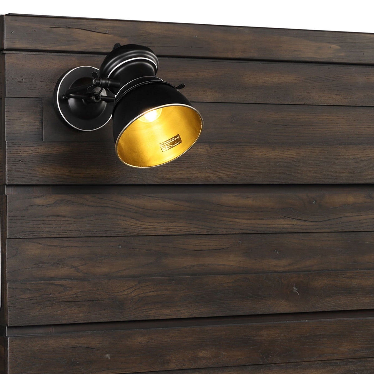 Industrial Farmhouse Designed Bed With Bluetooth