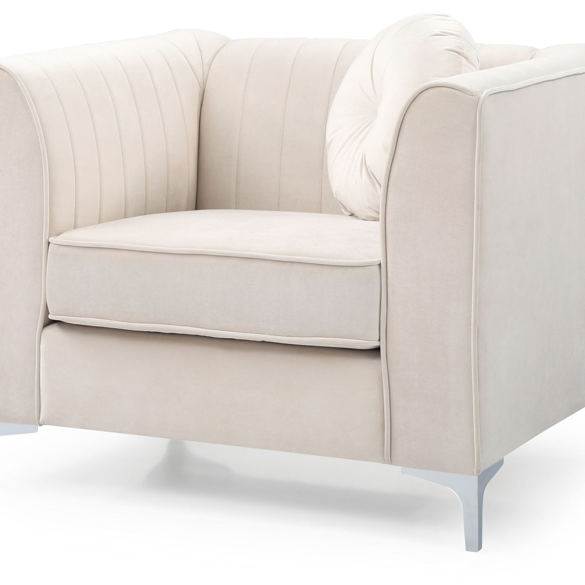 Contemporary Sloped Armchair