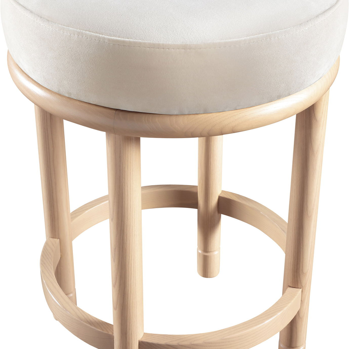 Monette - Counter Stool With Natural Base