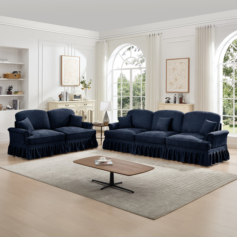 3-Seater Loveseat - Blue