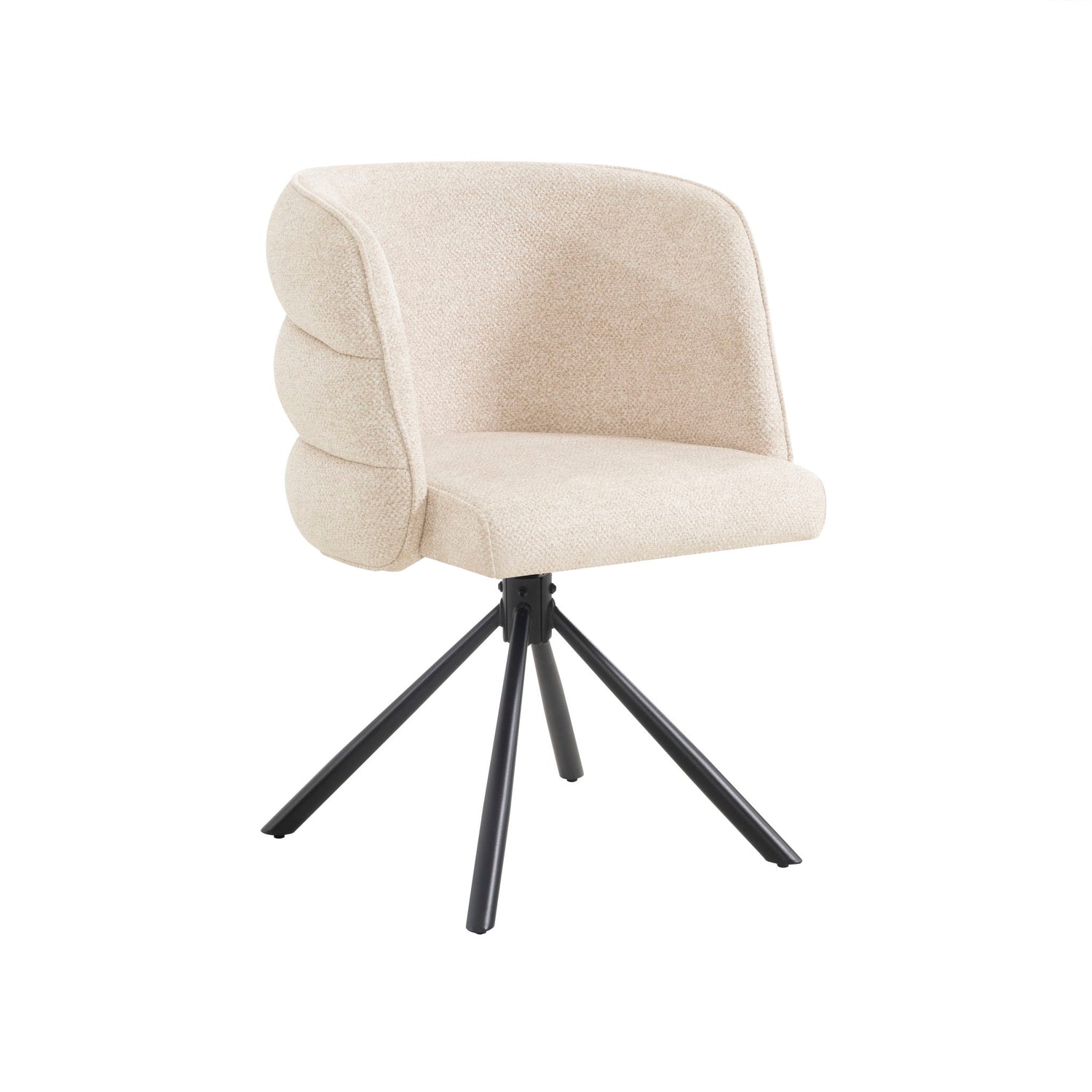 270 Degree Swivel Upholstered Desk Chairs (Set of 2)