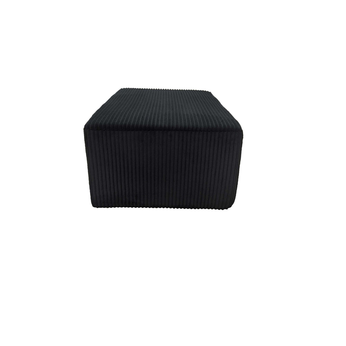 Upholstered Ottoman, Lounge Furniture - Black