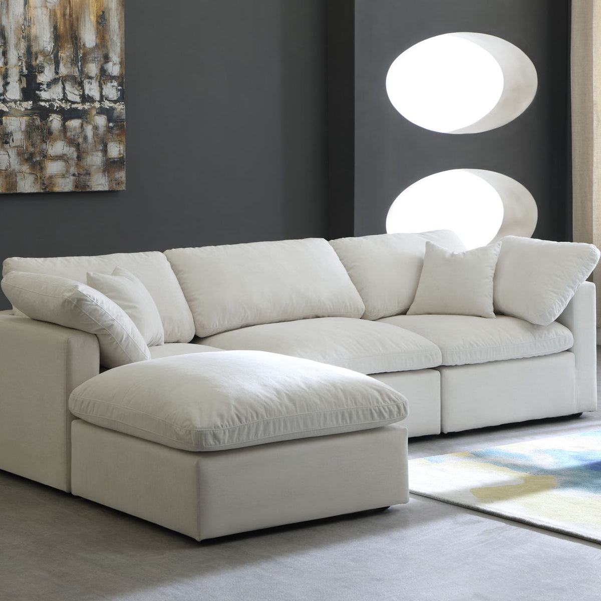 Plush - 4 Piece Modular Sectional
