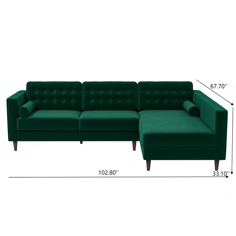 Christian - Mid-Century Modern Design Sectional Sofa