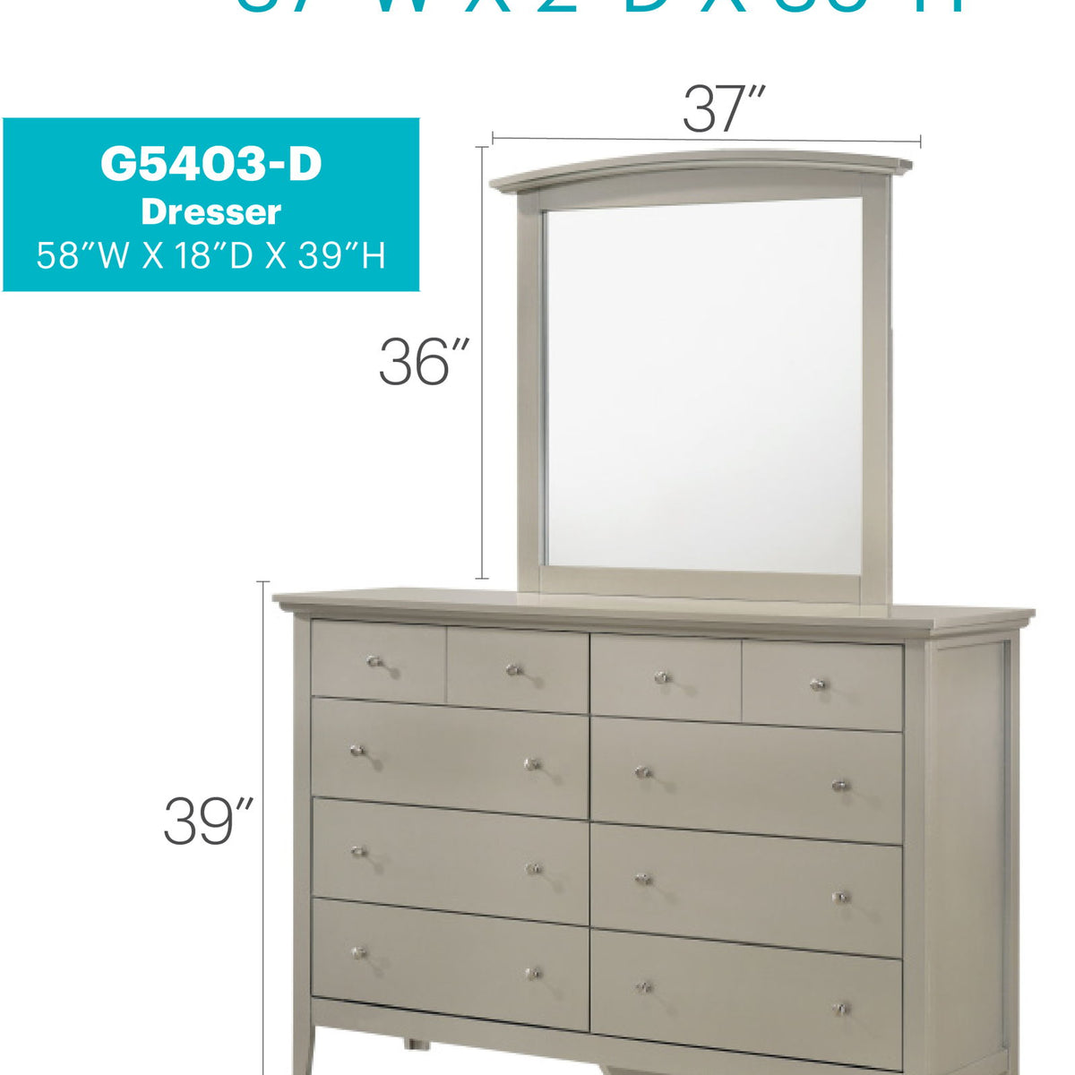 Elegant Casual Dresser For Any Room