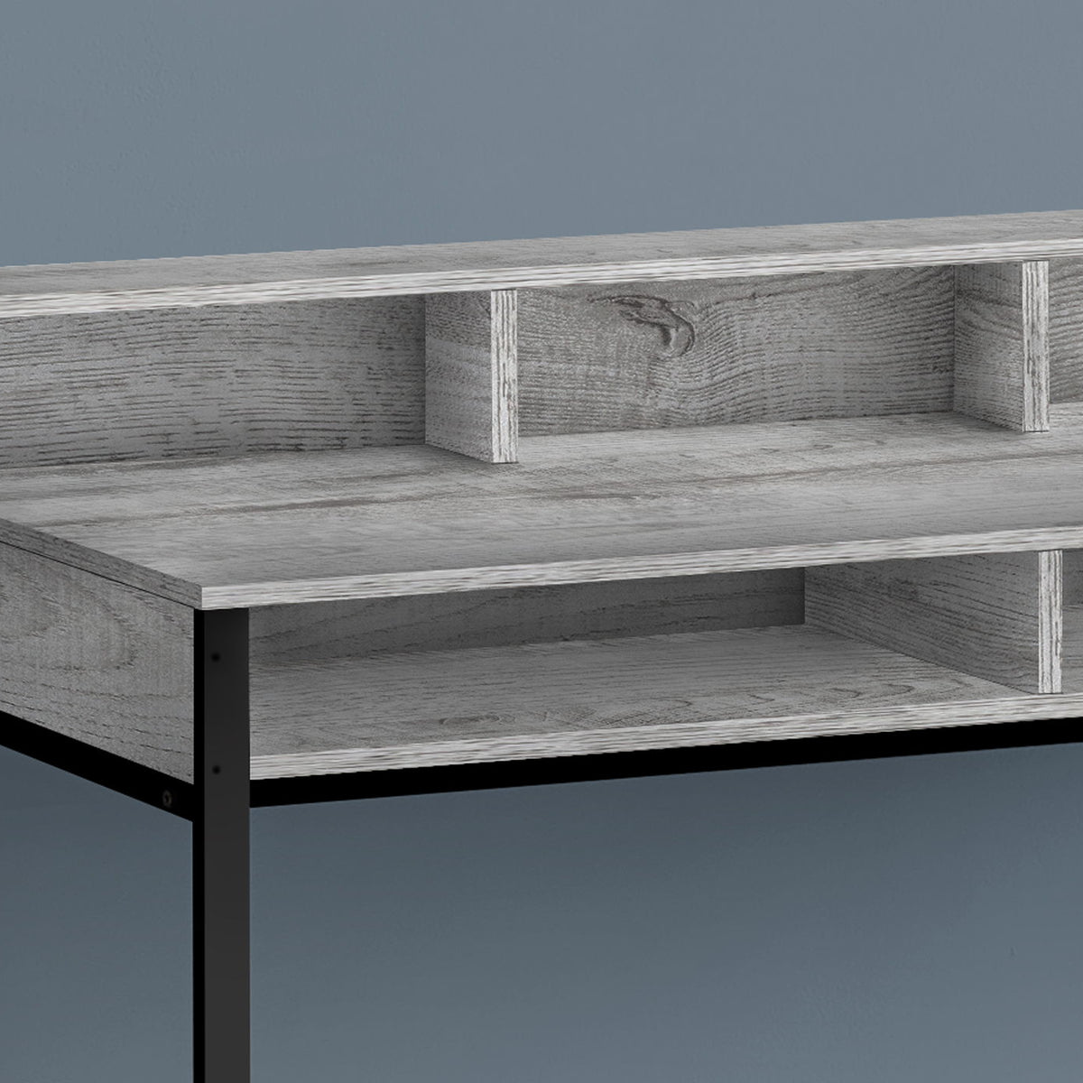 Computer Desk For Home Office, Standing, Storage Shelves, Laptop, Contemporary & Modern