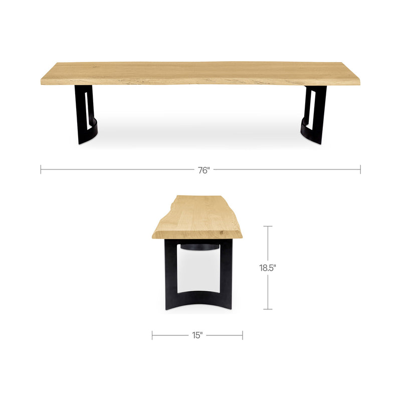 Bent - Bench Extra Small - Oak / Natural