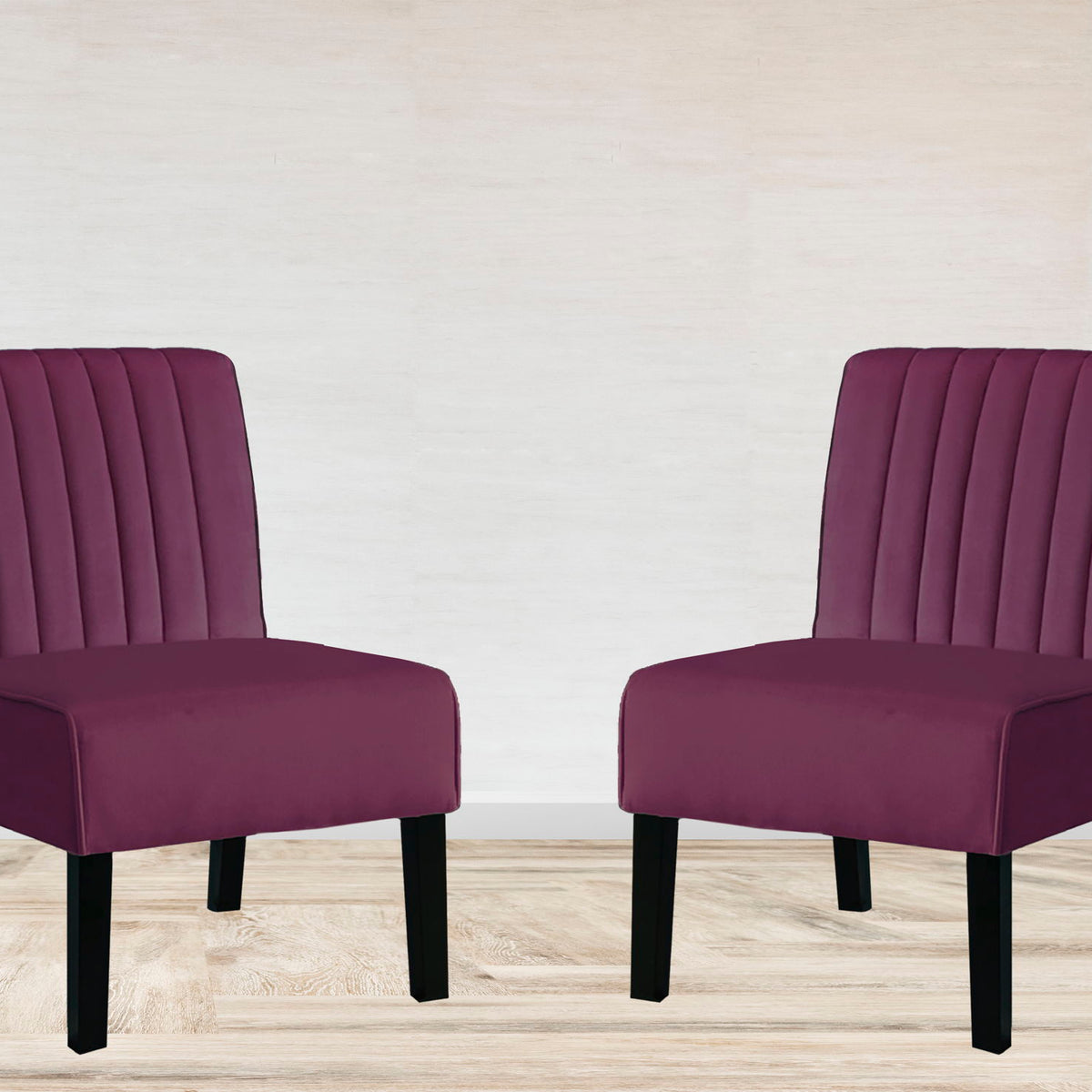 Reese - Mid-Century Modern Accent Chairs With Minimalist Design (Set of 2)