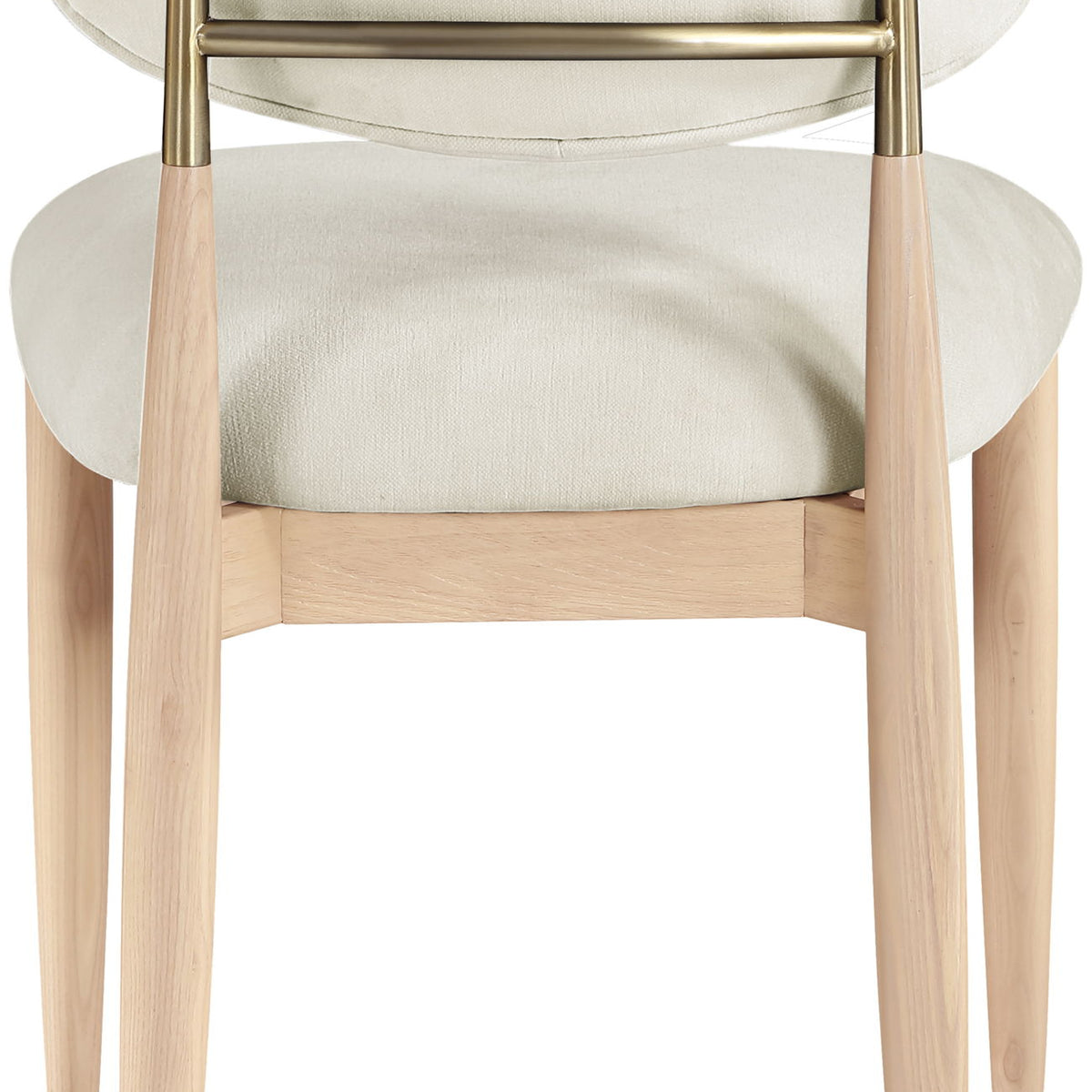 Riccio - Fabric Dining Side Chair (Set of 2) - Natural Frame
