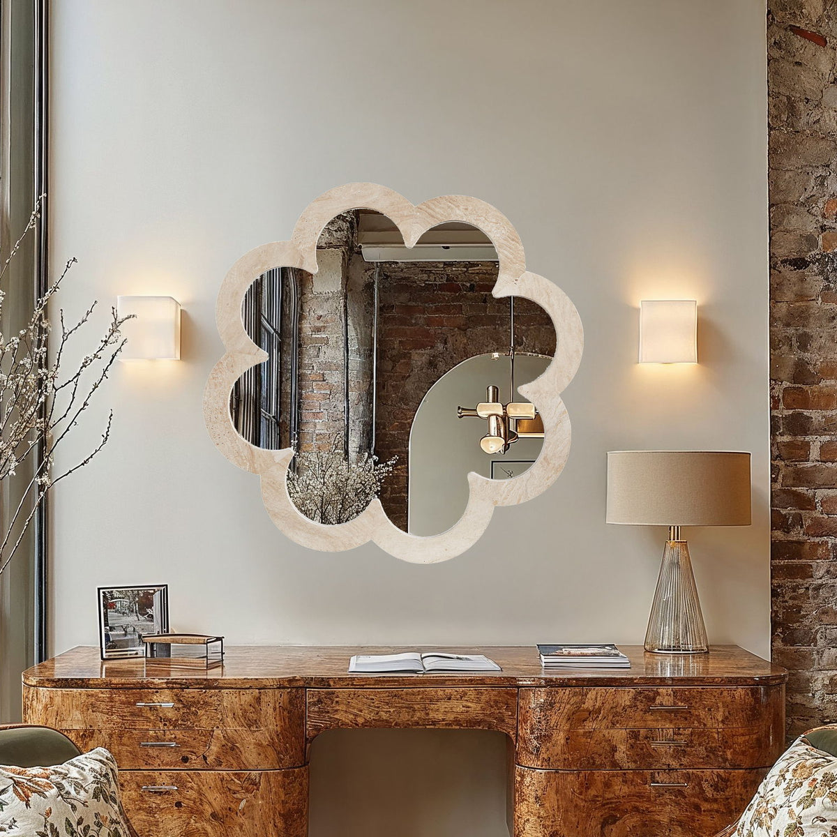 Vicenza - Genuine Marble Frame Mirror