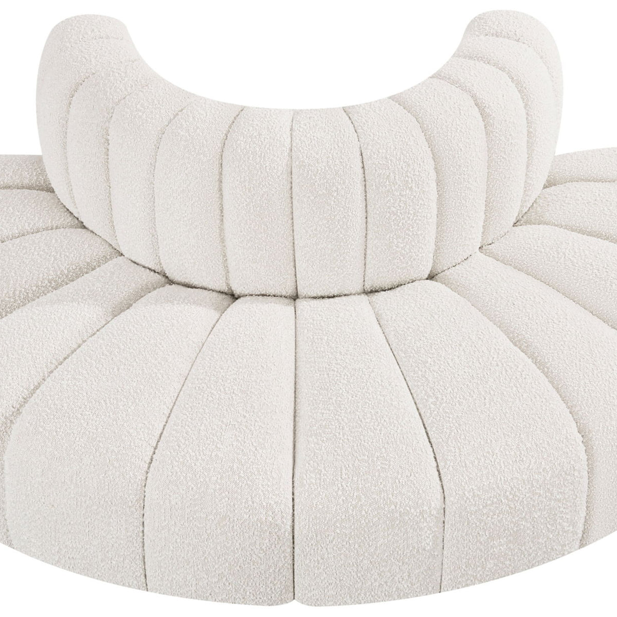 Arc - Boucle Fabric 4 Piece Modular Sofa