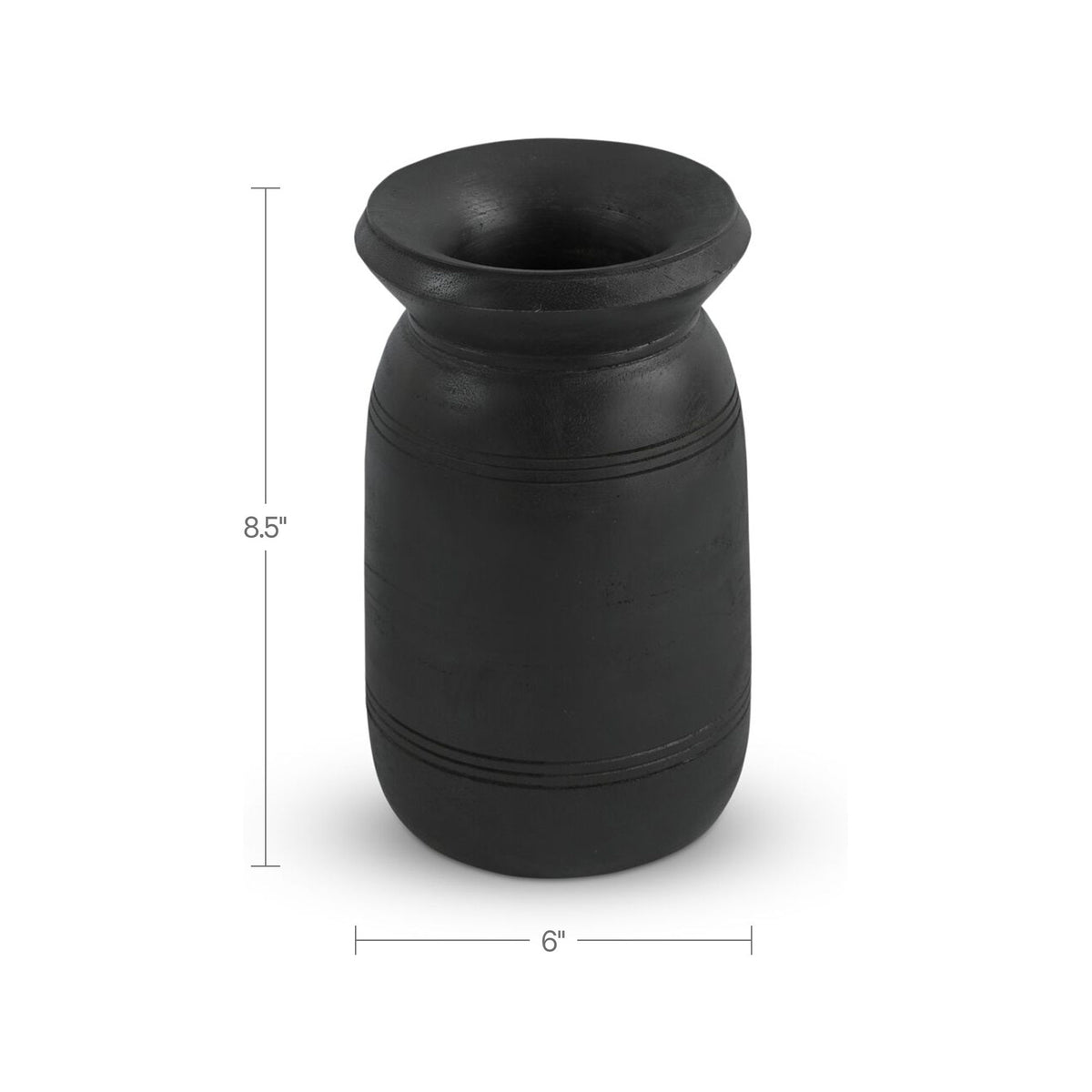 Noble - 8.5" Vessel - Black