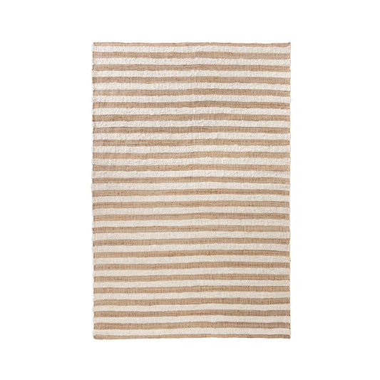 Rhodes - 1' x 1' Area Rug - Stripe Natural/Ivory