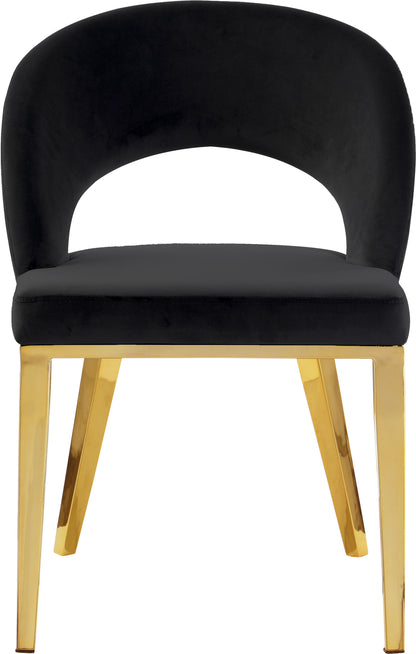 Roberto - Dining Chair with Gold Legs