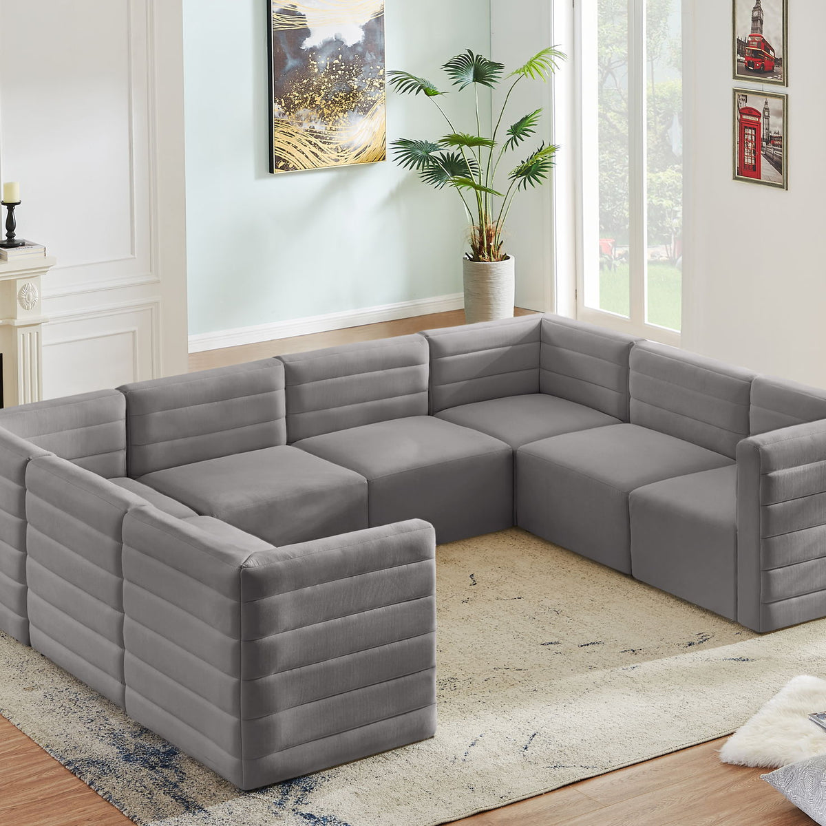 Quincy - 8 Piece  Modular Sectional