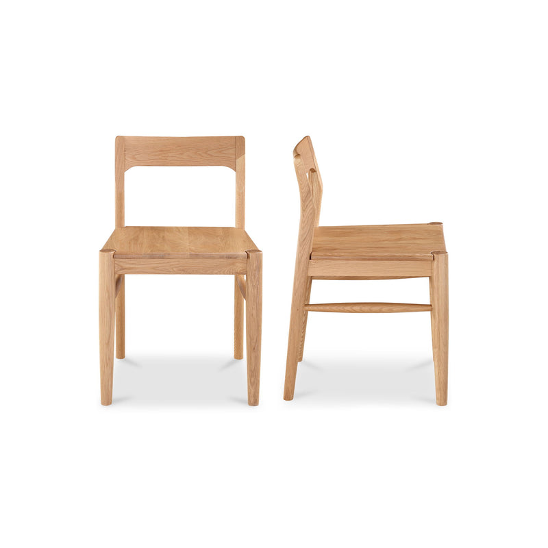 Owing - Dining Chair Chair (Set of 2) - Natural Oak