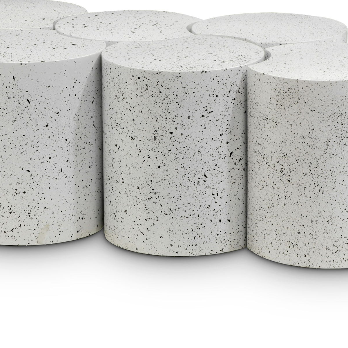 Dimple - 6 Piece Modular Coffee Table - Terazzo Finish