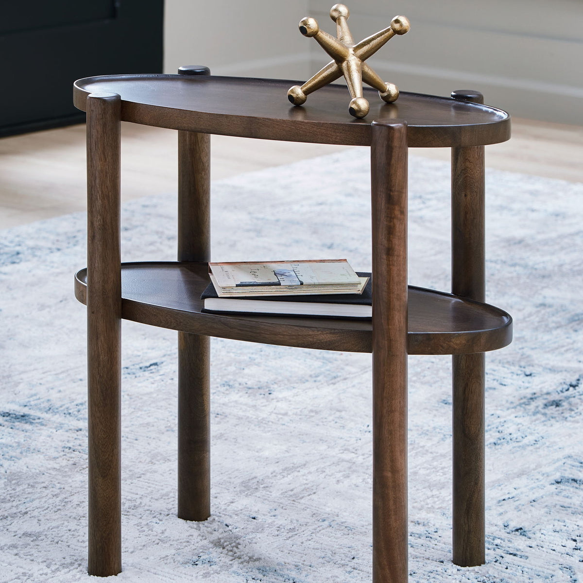 Wiattbury - Accent Table - Gray Brown
