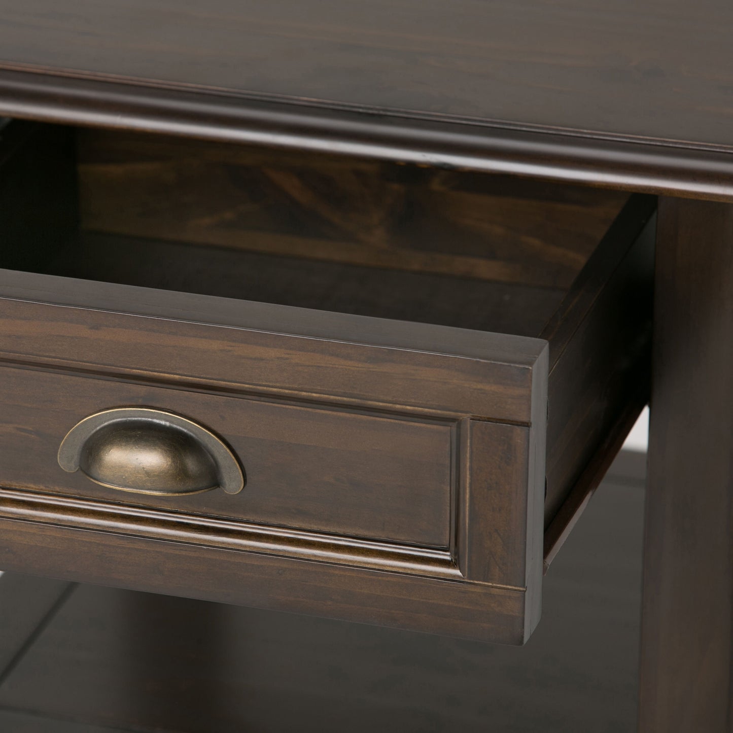 Burlington - End Table - Mahogany Brown