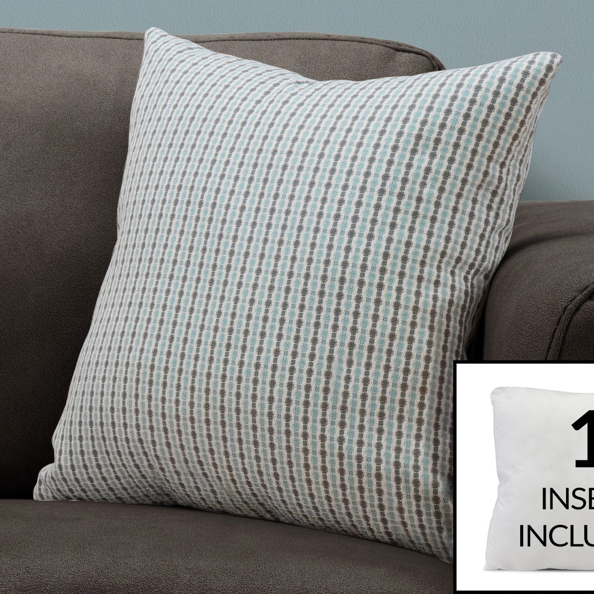 Pillows, Square, Insert Included, Decorative Throw, Hypoallergenic