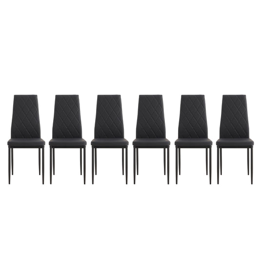 Modern Dining Chair With Diamond Design