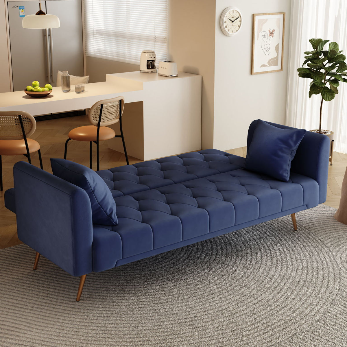 Convertible Double Folding Living Room Sofa Bed