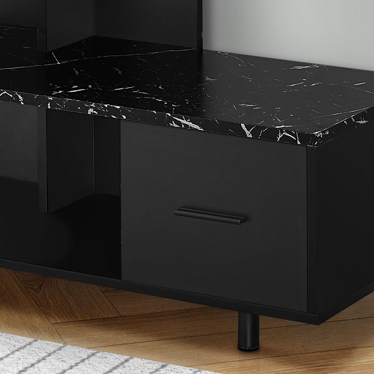 TV Stand, Console, Media Entertainment Center, Storage Drawer, Contemporary