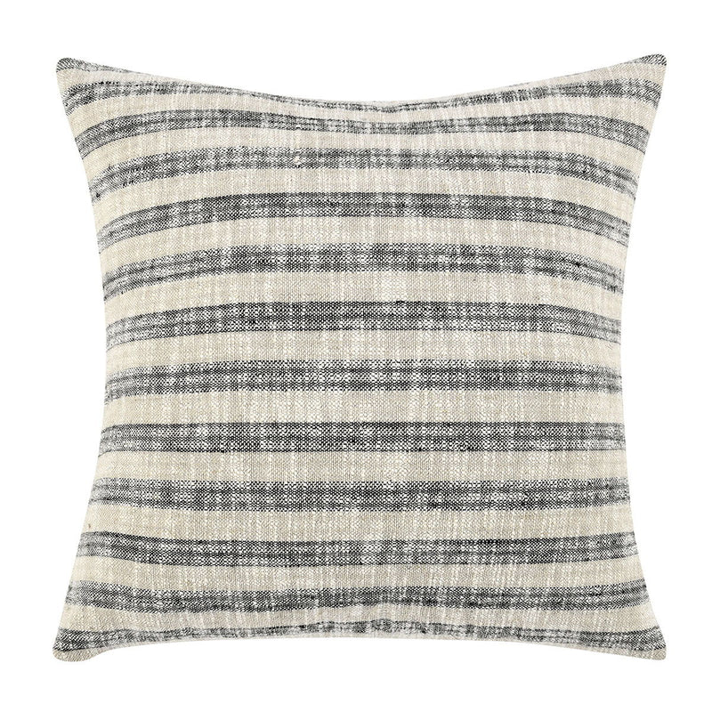 Linna - 24" x 24" Pillow - Natural / Black