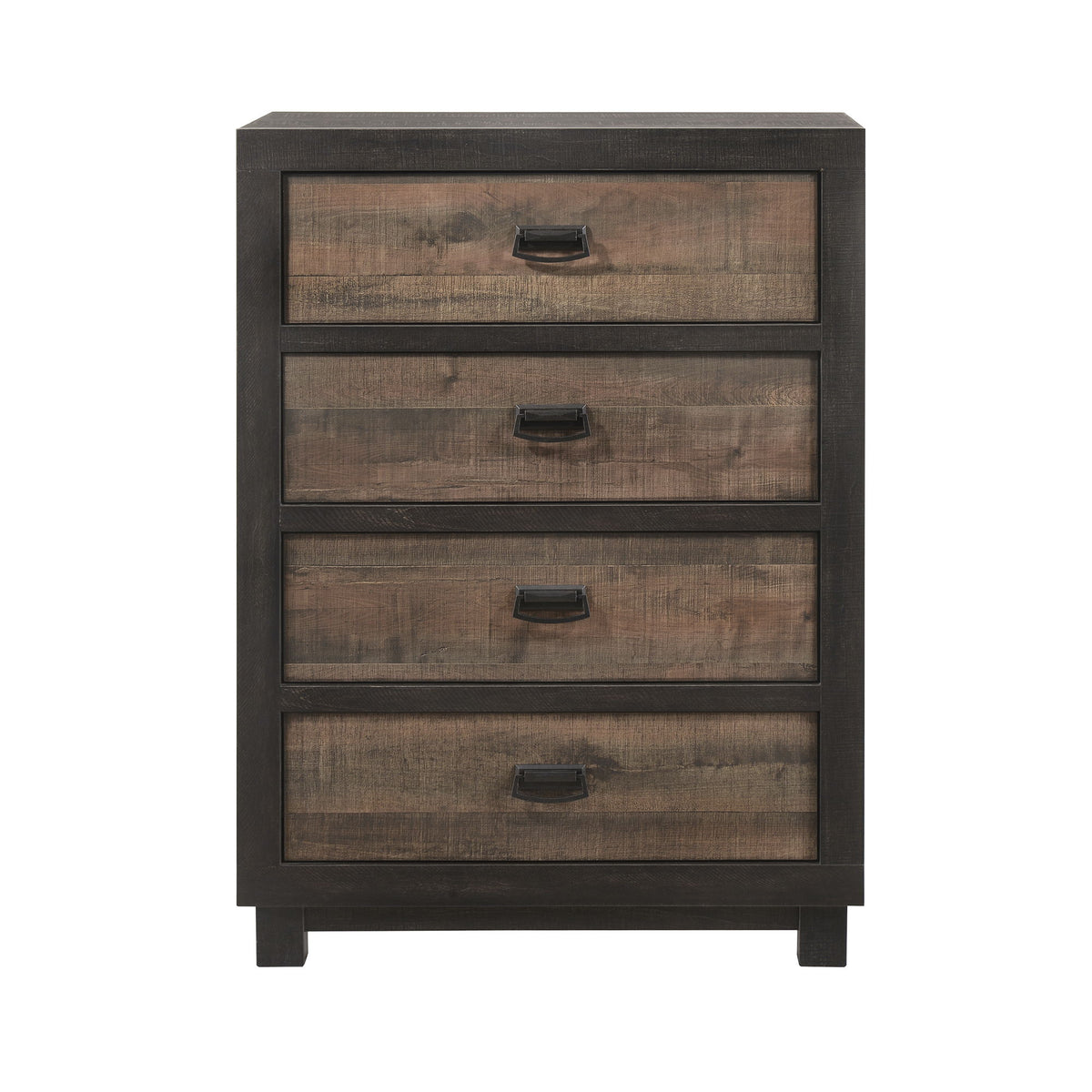 Harlington - 4-Drawer Chest - Dark Chocolate