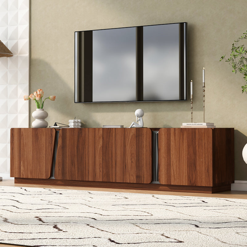 Accent Cabinet Marble-Top Adjustable Shelves Marble White