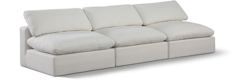 Comfy - Linen Modular Armless Sofa 3 Seats