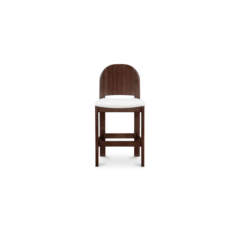 Emil - Counter Stool - Cream / White / Dark Brown