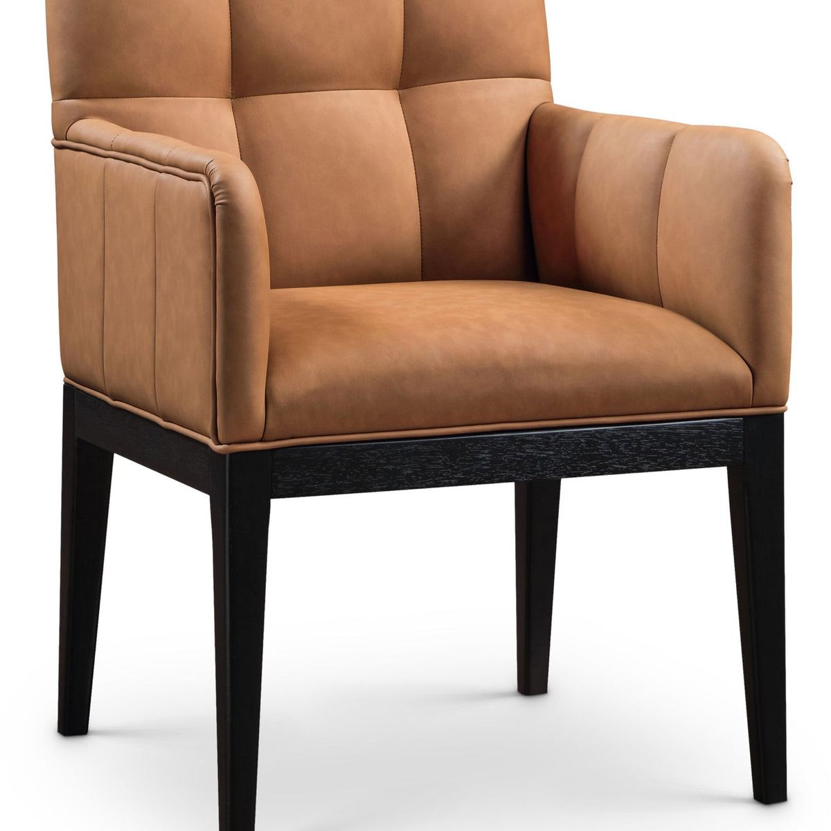 Adrian - Dining Arm Chair (Set of 2) - Black Legs