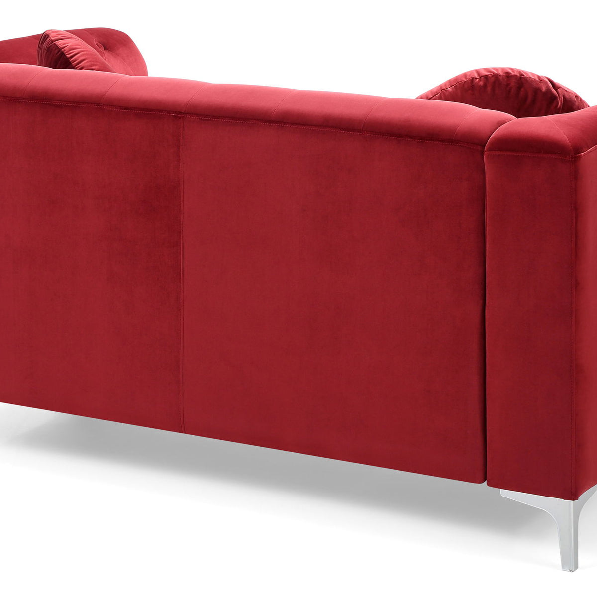 Stylish Sloped Arm Loveseat